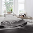 19 Momme Grey Silk Duvet Cover