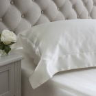 Ivory Oxford Silk Pillowcase