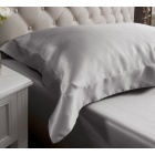 Grey Oxford Silk Pillowcase