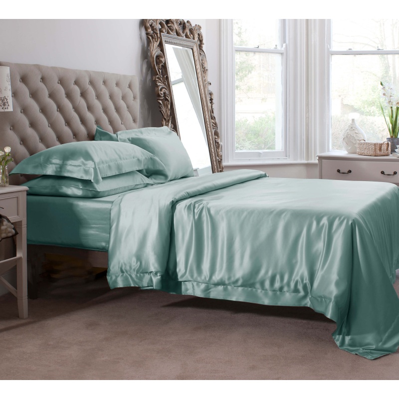 19 Momme Duck Egg 6PCs Silk Duvet Cover Set