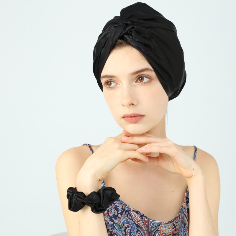 Silk Turban Hair Wrap Bonnet Jasmine Silk