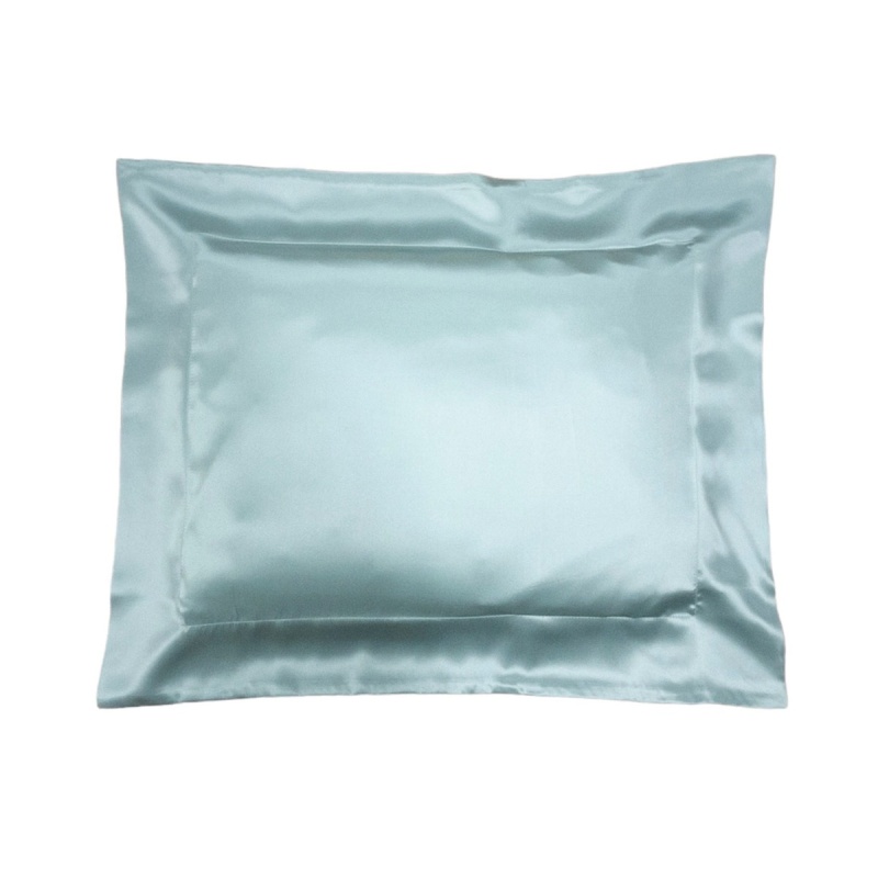 Duck Egg Oxford Boudoir Silk Pillowcase 