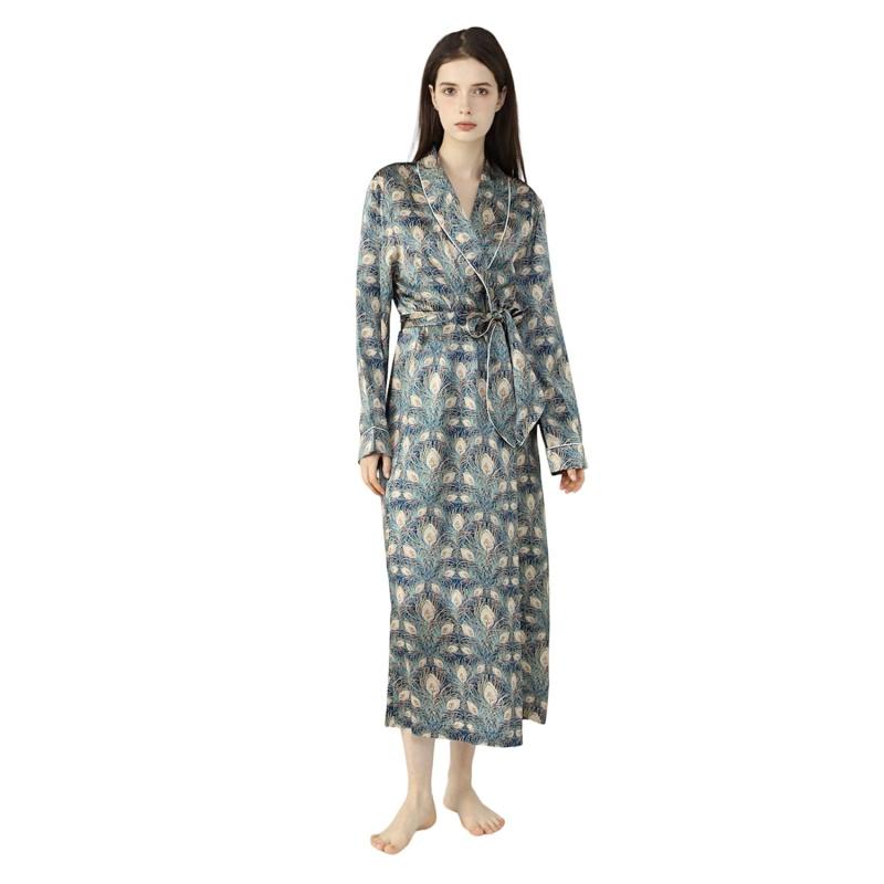 Women s Liberty Juno Feather Silk Dressing Gown