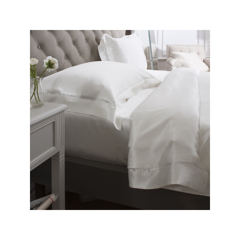 19 Momme Ivory 4PCs Silk Duvet Cover Set