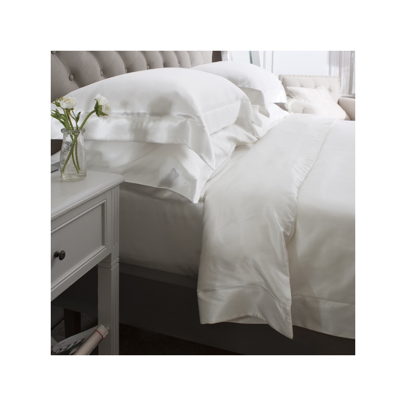 19 Momme Ivory 6PCs Silk Duvet Cover Set