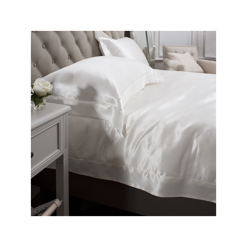 19 Momme Ivory 3PCs Silk Duvet Cover Set