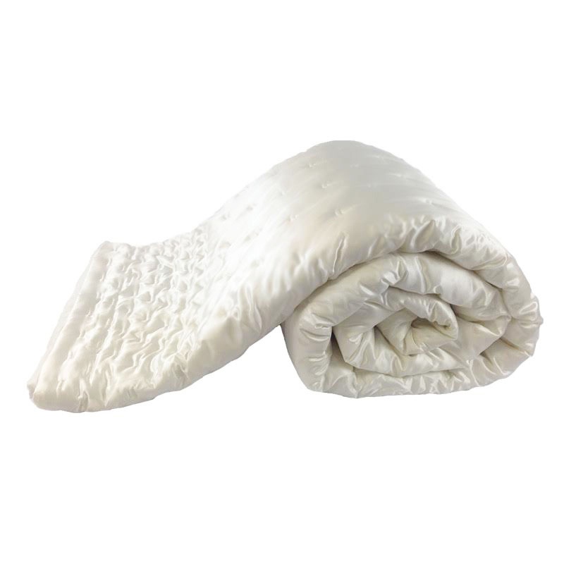 Ivory Silk Bedspread