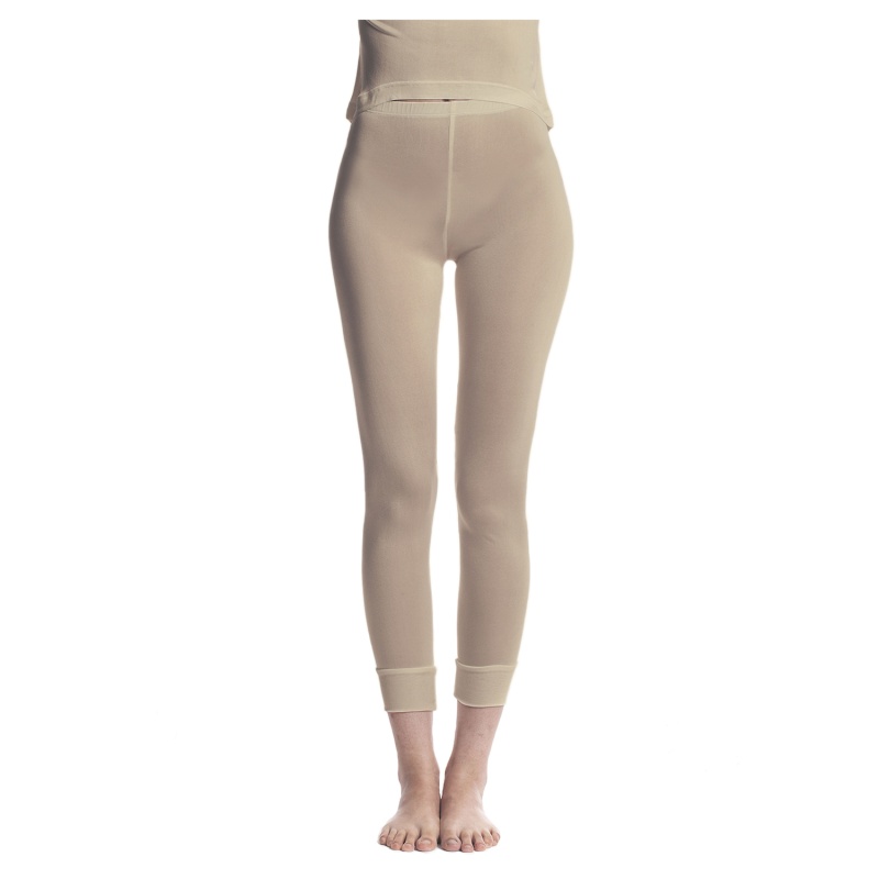 Ladies Pure Silk Nude Thermal Long Johns Jasmine Silk