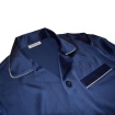 Mens Navy Pure Silk Pyjamas