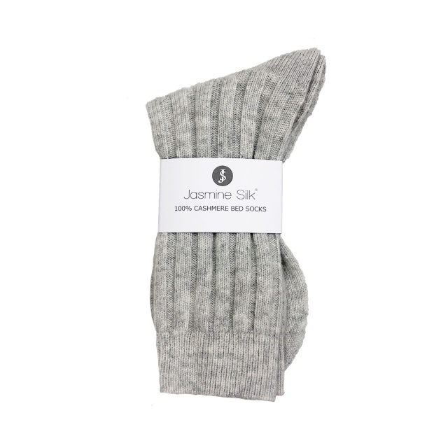 Mens Pure Cashmere Bed Socks