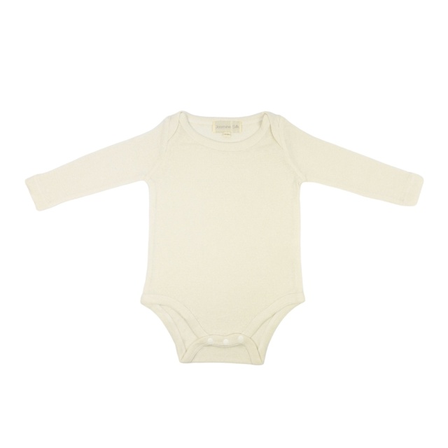 Baby Noil Silk Long Sleeved Bodysuit 