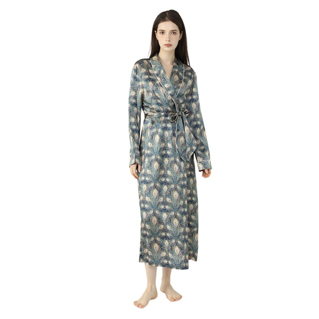 Women’s Liberty Juno Feather Silk Dressing Gown 