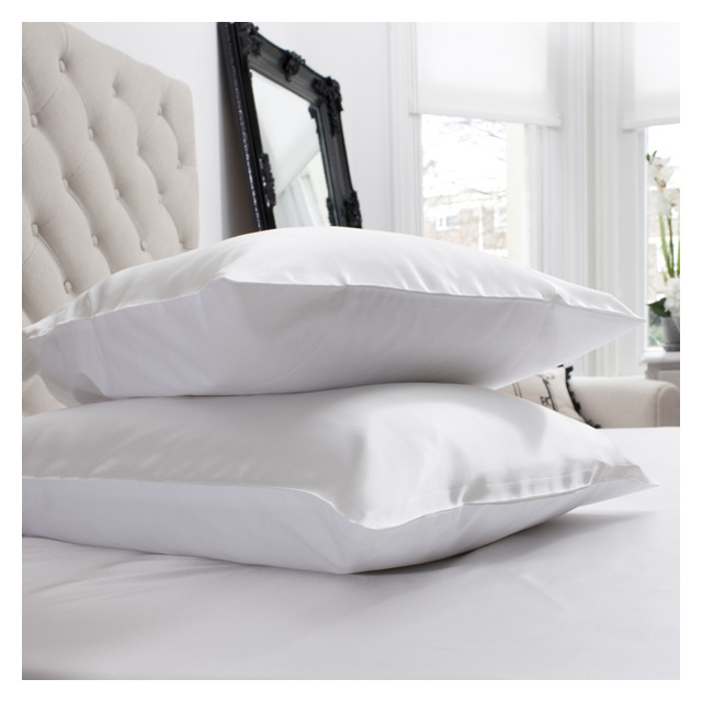 Silk Pillowcase with Cotton Underside