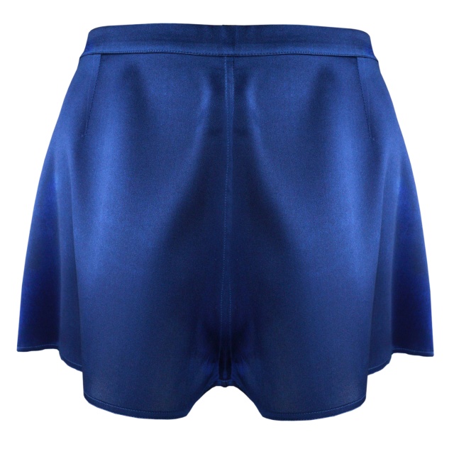 Navy Silk French Knicker Boxers