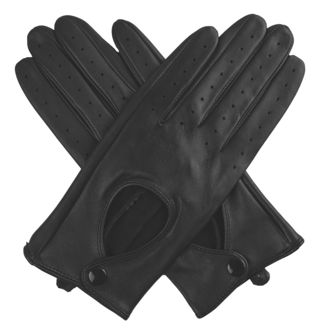 Ladies  Luxury Genuine Lambskin Leather Driving Gloves
