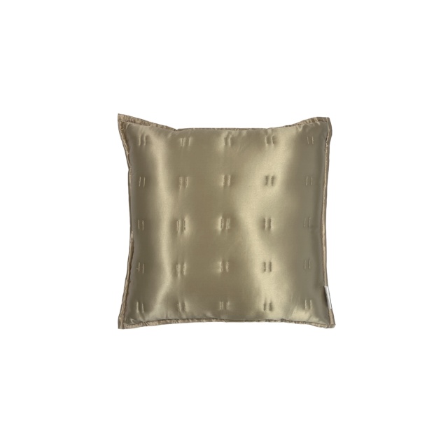 Taupe Pure Silk Cushion 